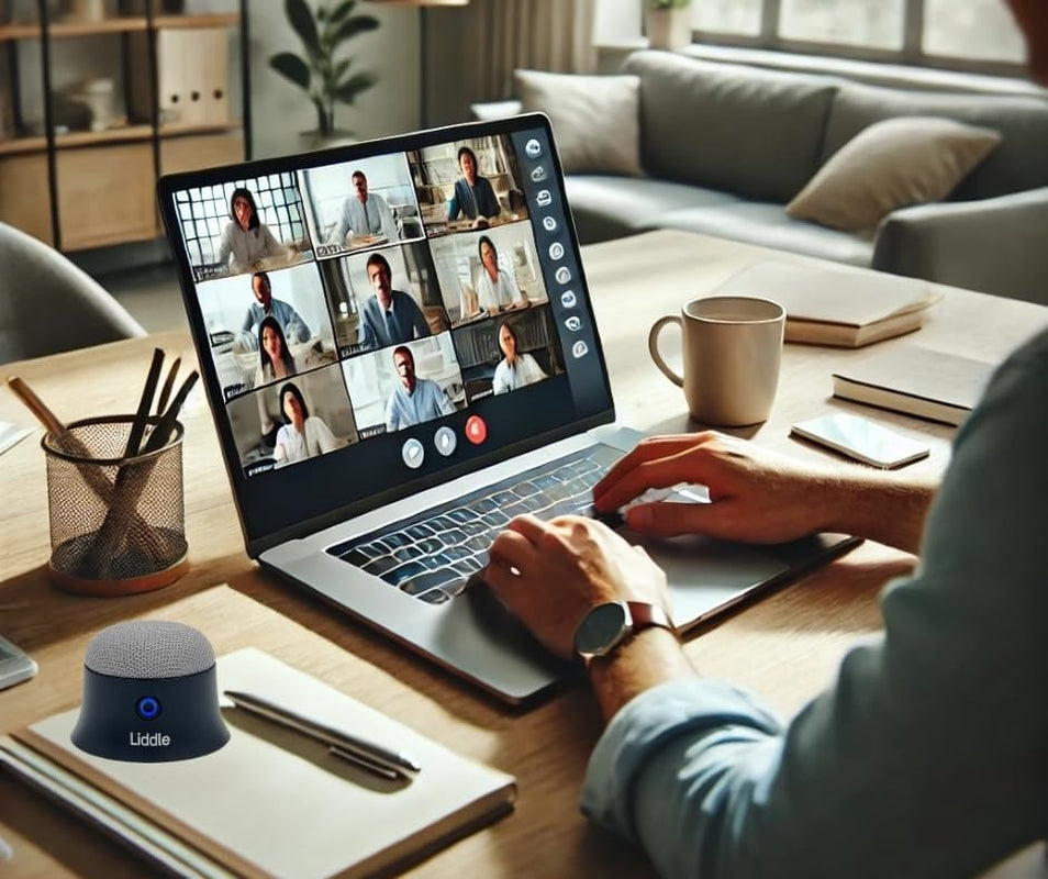 Liddle Speaker Pro - Magnetic Portable Bluetooth Speaker with Microphone for iPhone 12/13/14/15/16, 5W Wireless Audio, 8-Hour Battery Life, Water-Resistant, Magnetic Attachment (Black)