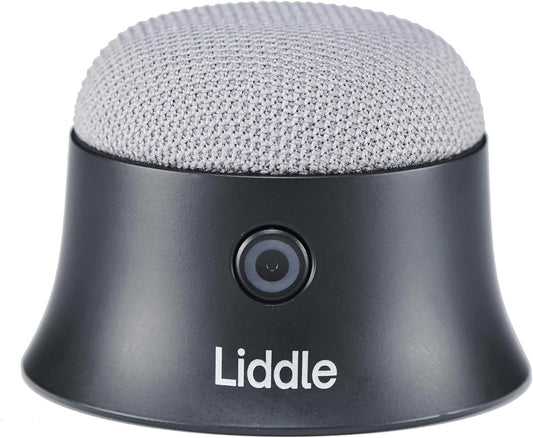 Liddle Speaker Pro - Magnetic Portable Bluetooth Speaker with Microphone for iPhone 12/13/14/15/16, 5W Wireless Audio, 8-Hour Battery Life, Water-Resistant, Magnetic Attachment (Black)